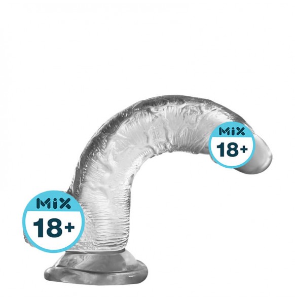 MizzZee - Transparent Crystal Dildo (L:18cm - D:3.5cm) MizzZee - Transparent Crystal Dildo (L:18cm - D:3.5cm)